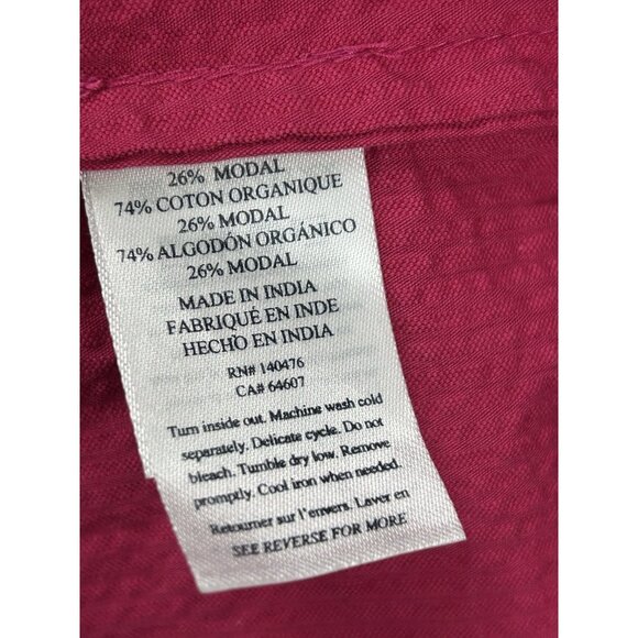 Faherty Dress Womens XS Lanai Seersucker Dress Orchid Blosson Tiered Pockets - Picture 12 of 16